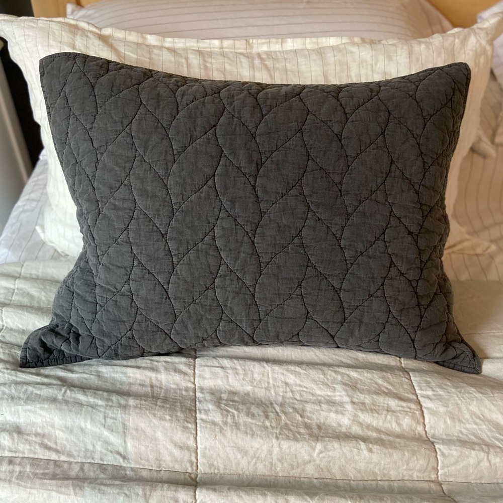West Elm Quilted Pillow Sham (Standard)